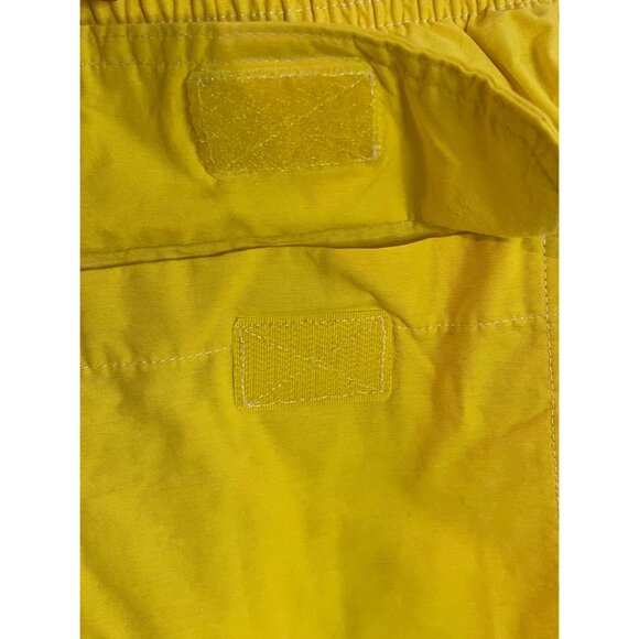 Roundtree & Yorke Mens Yellow Swim Trunks 2XT Elastic Waist Mesh Lining Cotton - Picture 6 of 9